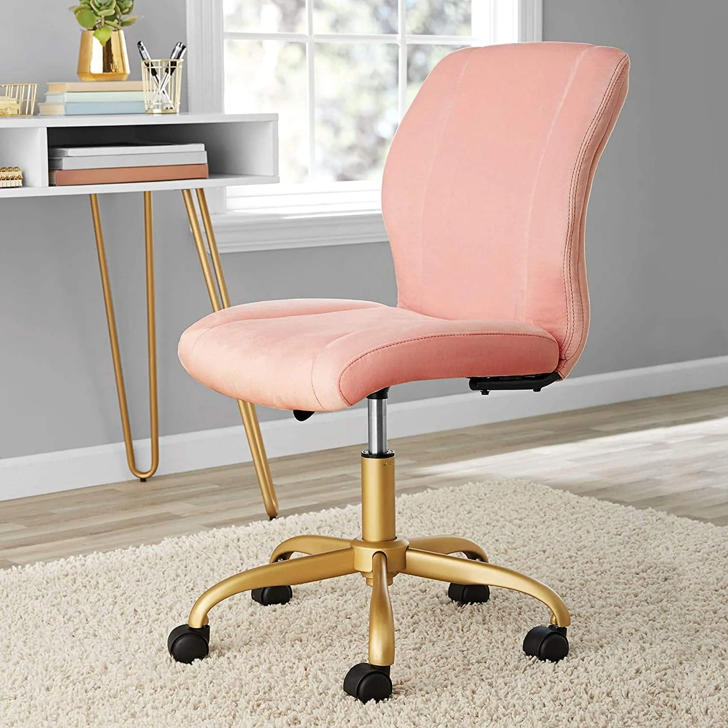 Chic,Elegant,Durable and Comfortable Plush Velvet Office Chair