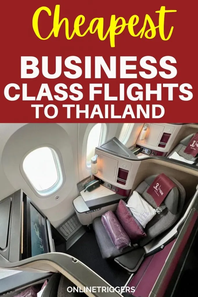 9 Cheapest Business Class Flights to Thailand Online Triggers